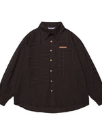 Men's Classic Plaid Button-Down Oversized Shirt - Farnelli