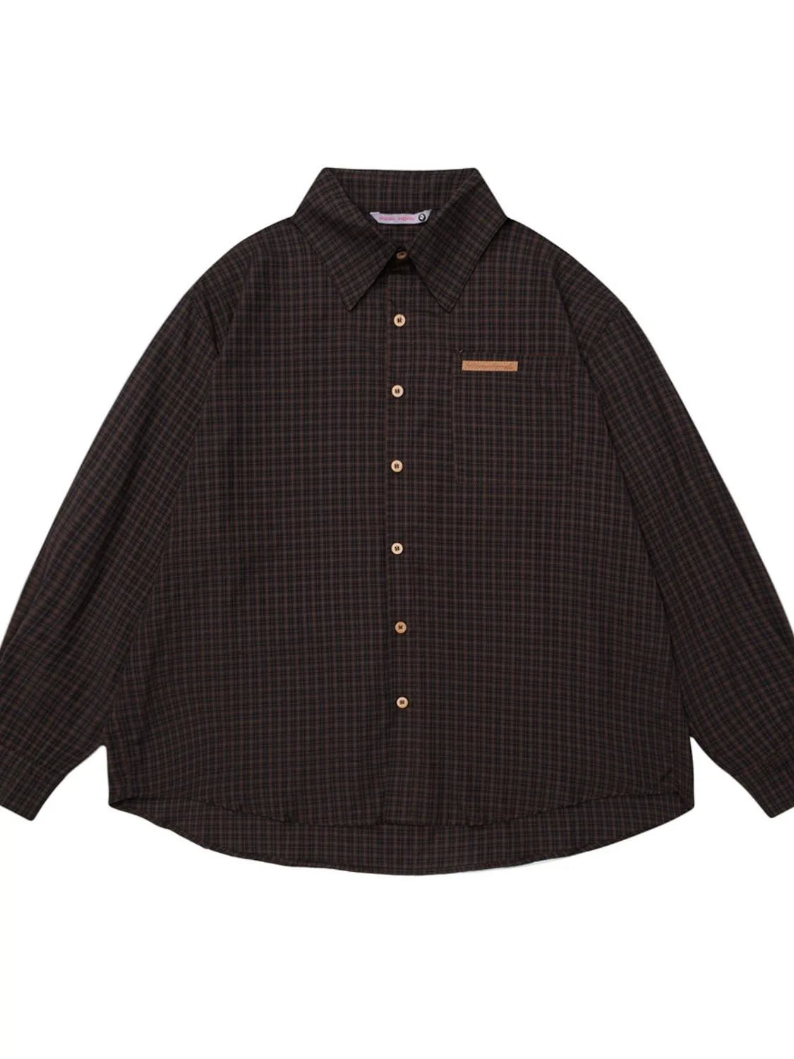 Men's Classic Plaid Button-Down Oversized Shirt - Farnelli