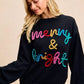 BiBi Tinsel Lettering Christmas Sweater - Farnelli