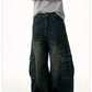 Men's Wide Leg Wash Cargo Jeans - Farnelli