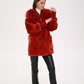 Genuine Lama Fur Peruvian Wool Coat