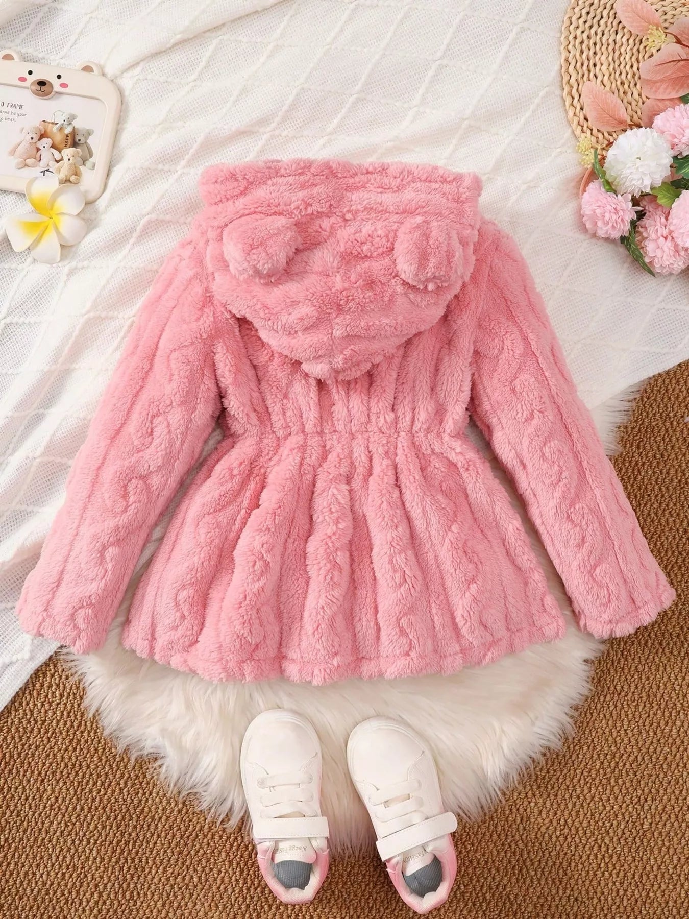 Children's Zip Up Hooded Fleece Outerwear - Farnelli