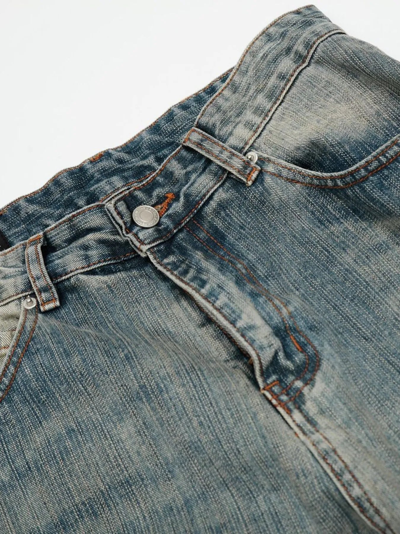Men's Vintage Washed Baggy Jeans - Farnelli