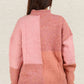 VERY J Color Block Mock Neck Drop Shoulder Sweater - Farnelli