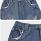 Men's Distressed Denim Shorts - Farnelli