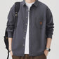 Men's Plus Size Button Up Long Sleeve Shirt - Farnelli