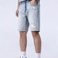 Men's Distressed Denim Shorts - Farnelli