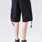 Men's Drawstring Wide Leg Cargo Shorts - Farnelli