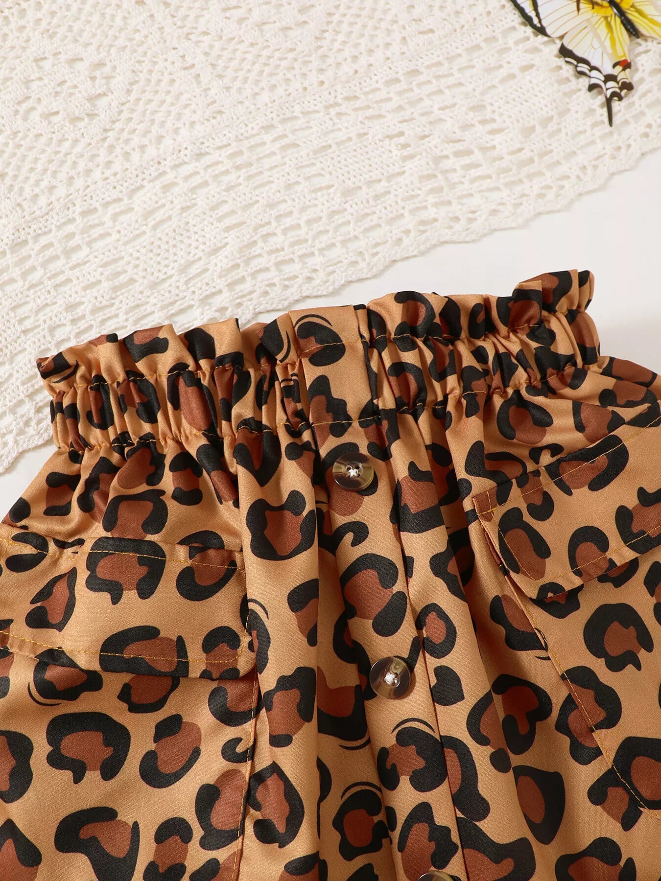 Children's Leopard Graphic Tee & Skirt Set - Farnelli