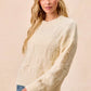 BiBi Checker Board Drop Shoulder Sweater - Farnelli