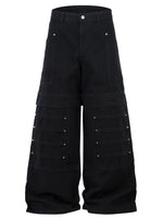 Men's Wide Leg Cargo Jeans - Farnelli