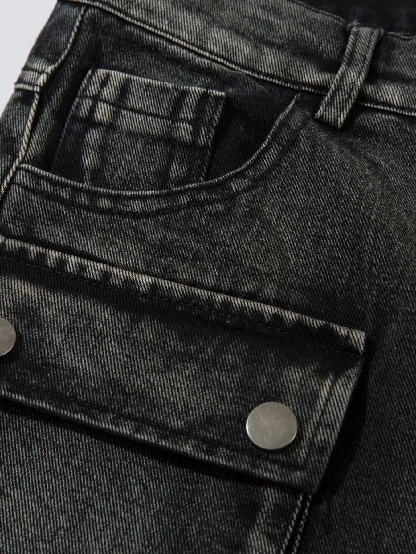 Men's Wide Leg Cargo Jeans - Farnelli