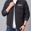 Men's Plus Size Lightweight Zip Up Outdoor Jacket - Grey