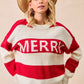 BiBi Christmas Merry Lettering Sweater - Farnelli