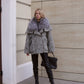 Alaska Outerwear Company Ares mohair parka with genuine fur trim and down fill