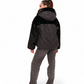 Montana Eco-Fur Down Coat in Black