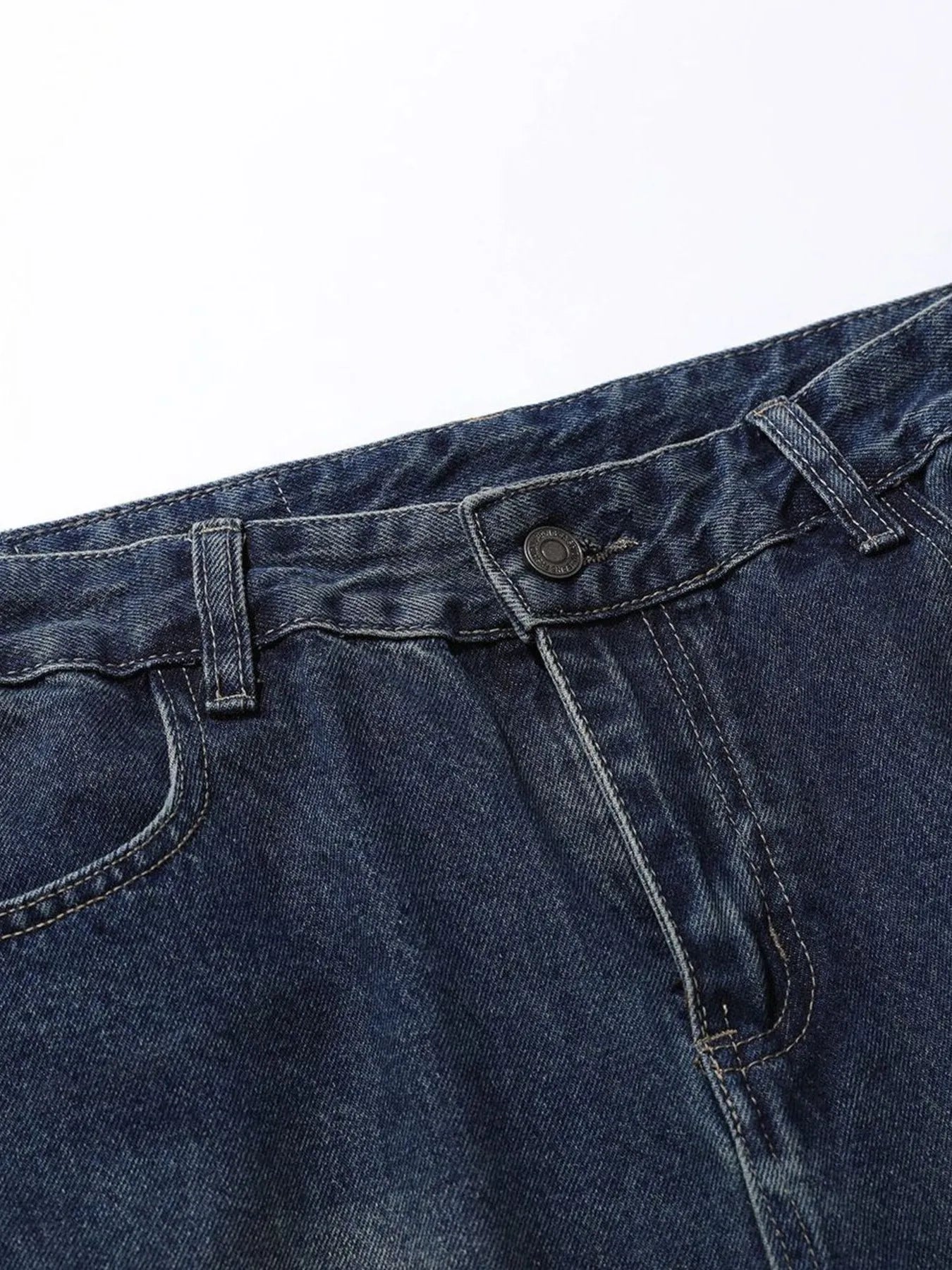 Men's Wide Leg Cargo Jeans - Farnelli