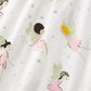 Children's Fairy Print Peter Pan Collar Puff Sleeve Dress - Farnelli