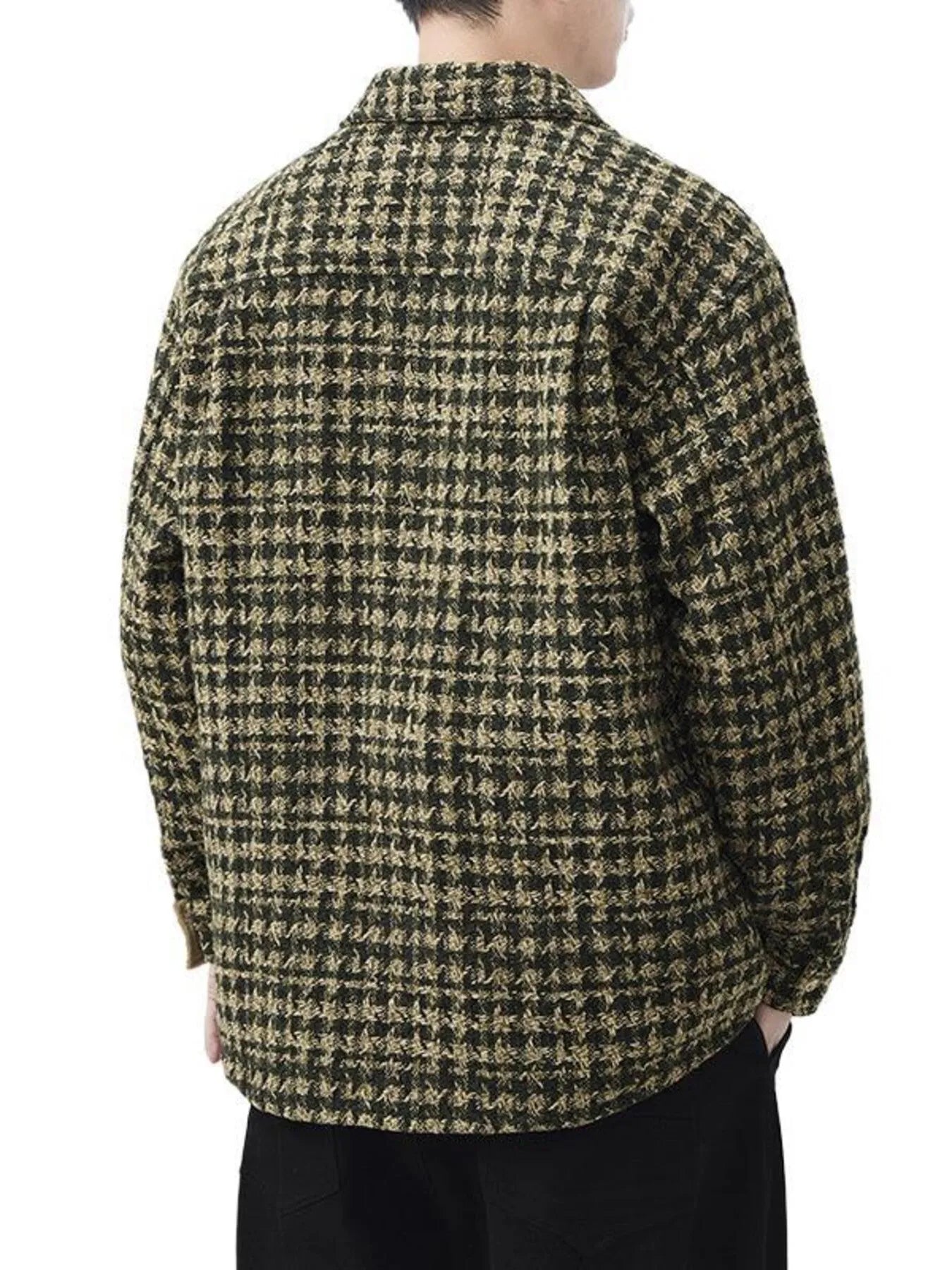 Men's Plus Size Button Up Long Sleeve Jacket - Farnelli