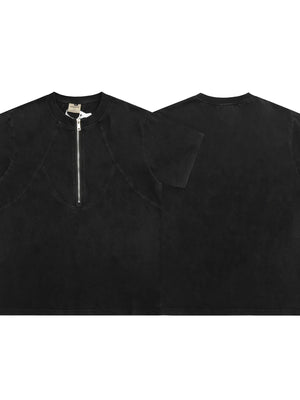 Men's Half-Zip Oversize T-Shirt - Farnelli