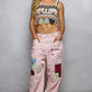 POL Cutout Flower Cropped Crochet Cami with with Dangle Detail - Farnelli