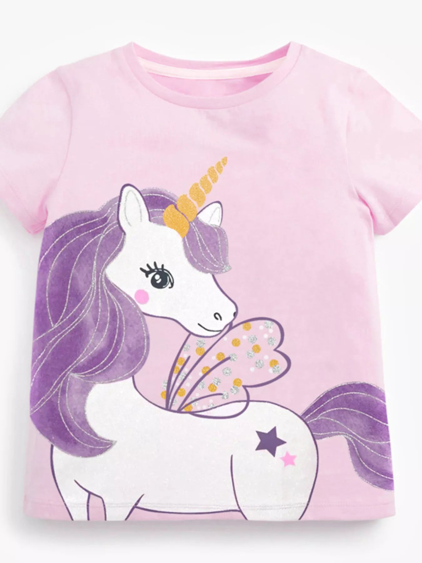 Children's Unicorn Graphic Tee and Shorts Set - Farnelli