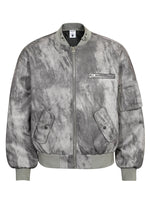 Men's Tie-Dye Zip-Up Bomber Jacket - Farnelli