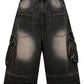 Men's Cargo Denim Shorts - Farnelli