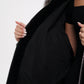 Palermo Genuine Astrakhan Silver Fox Trim Coat