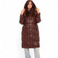 Espresso Shine Insulated Bio-Down Puffer