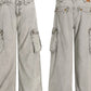 Men's Washed Wide Leg Cargo Jeans with Multiple Pockets - Farnelli