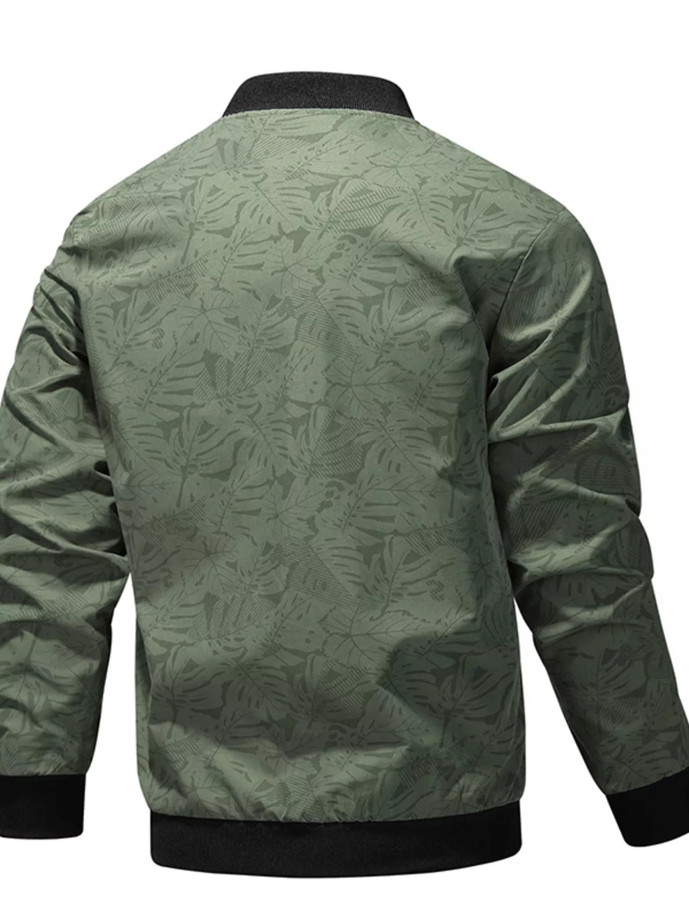 Men's Plus Size Zip Up Lightweight Bomber Jacket - Farnelli