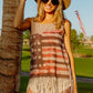BiBi American Flag Print Knit Sleeveless Top - Farnelli