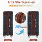 HouseOfZazla 4-piece hardshell luggage set with TSA locks in multiple colors