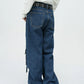Mid Rise Men's Jeans with Cargo Pockets - Farnelli