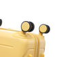 HouseOfZazla 3-piece spinner wheel luggage set with combination locks