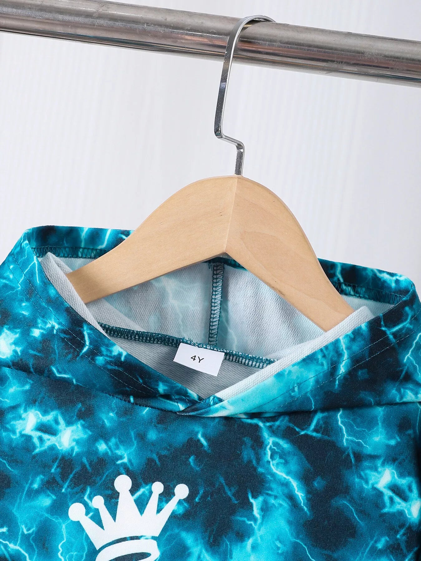 Children's King Letter Lightning Hoodie & Pants Set - Farnelli