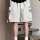 Men's Plus Size Drawstring Loose Fit Cargo Shorts - Farnelli