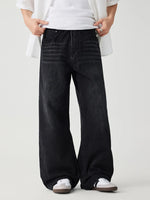 Men's Wide Leg Wash Jeans - Farnelli