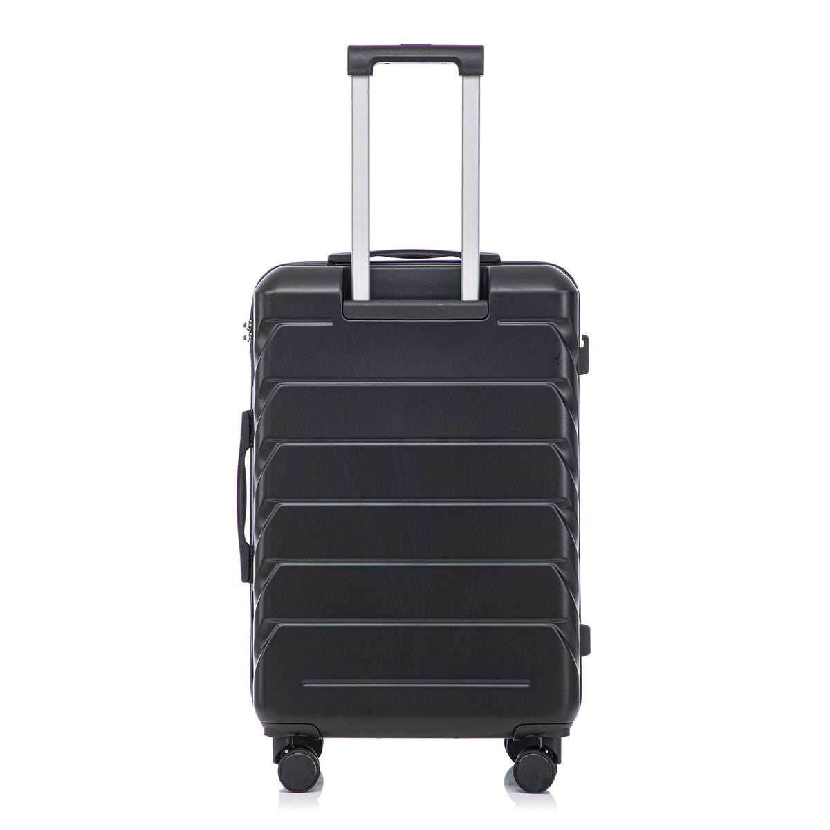 HouseOfZazla 3-piece spinner wheel luggage set with combination locks in assorted sizes