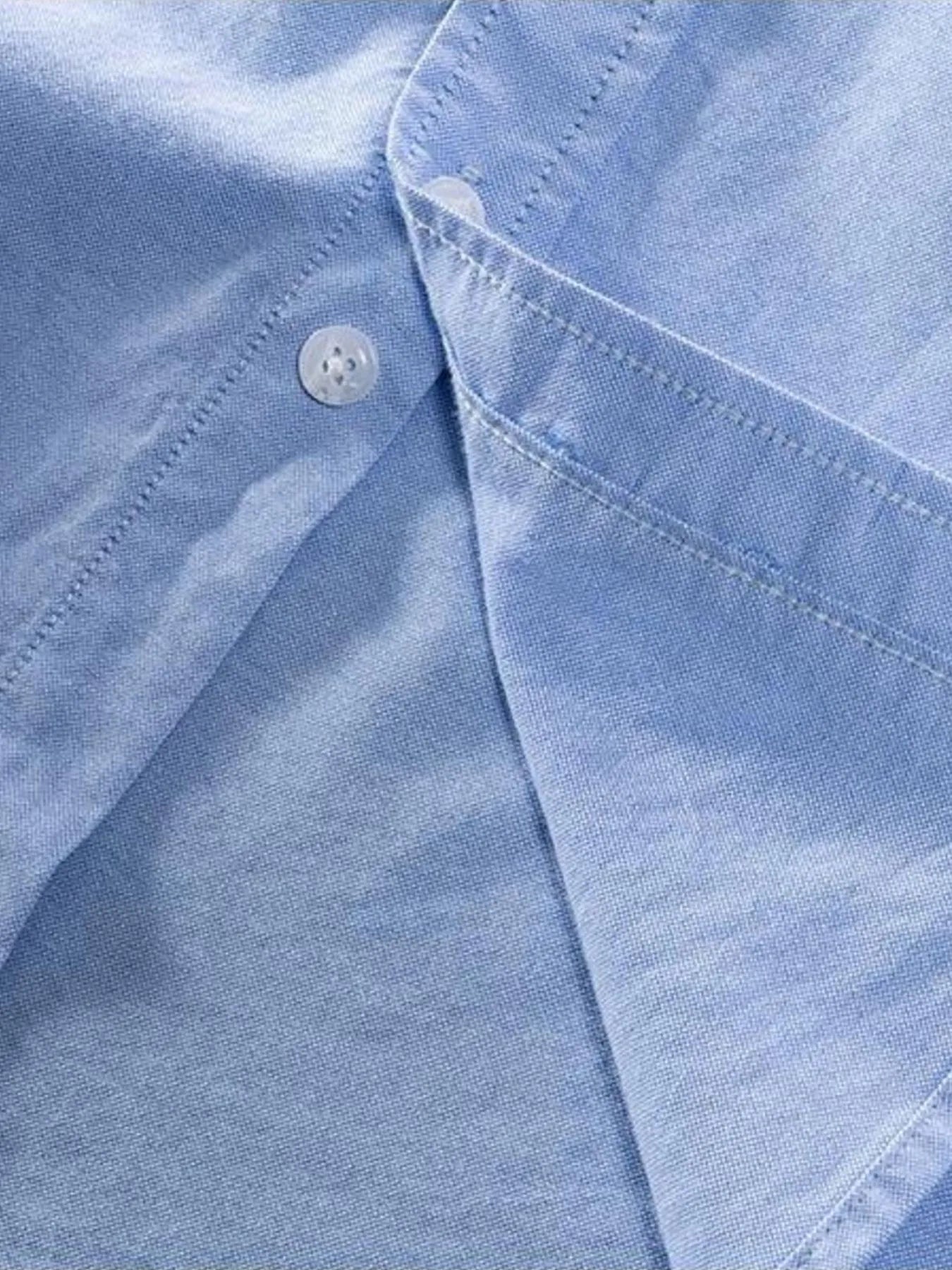 Men's Plus Size Button Up Long Sleeve Shirt - Farnelli