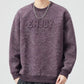 Men's Plus Size Enjoy Round Neck Long Sleeve Sweatshirt - Farnelli
