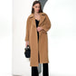Monique Tailored Cashmere Wool Blend Coat in Bluff