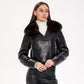 Genuine Polar Fox Real Leather Transformer Jacket