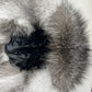 Genuine Silver Fox Fur Genuine Leather Hat