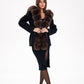 Genuine Polar Fox fur hooded virgin wool coat by Alaska® Outerwear Company