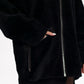 Palermo Genuine Astrakhan Silver Fox Trim Coat