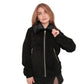 Genuine Suede Mink Trim Jacket