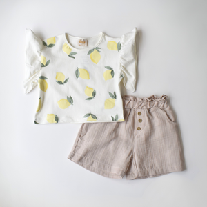 Lemonade Twist Girls Casual Set-1
