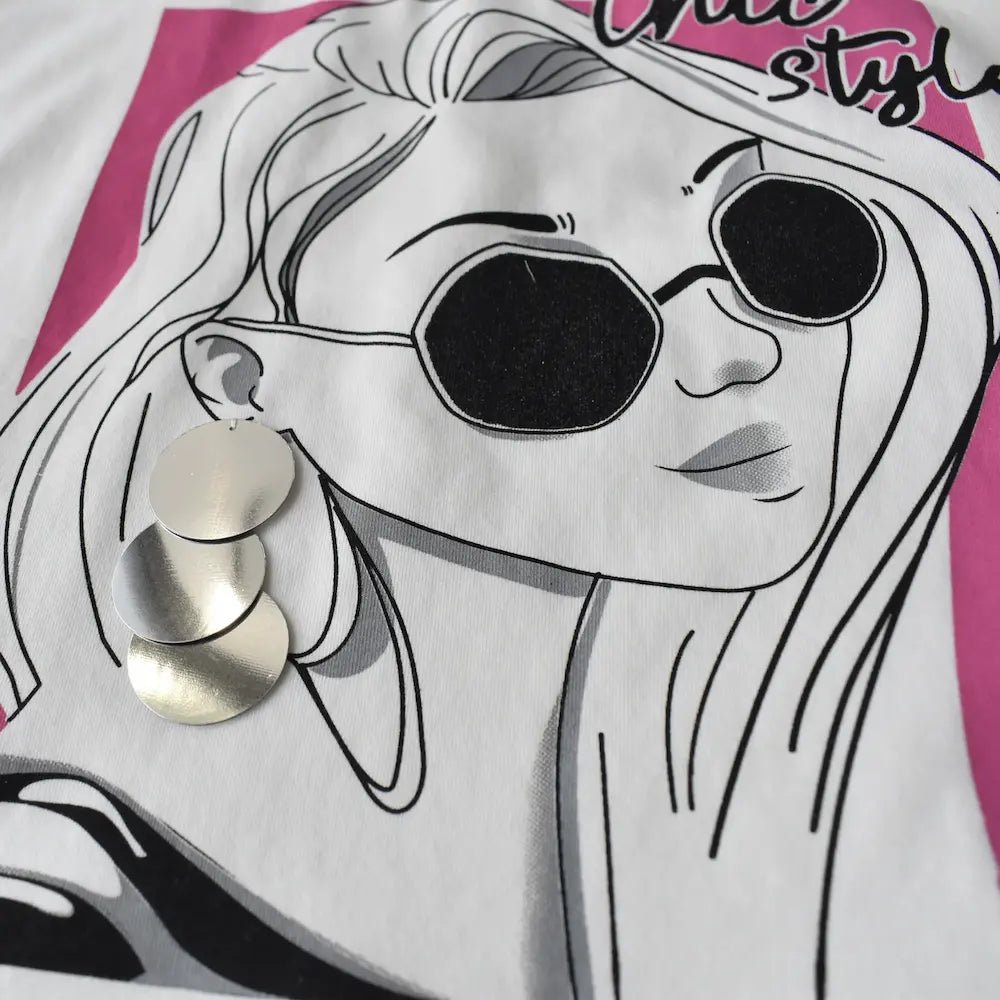 Sunglass Style Girls Casual Set-4